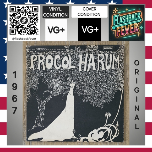 Procol Harum•Deram (#DES 16008)•US Stereo Debut, Terre Haute Pressing - Picture 1 of 11